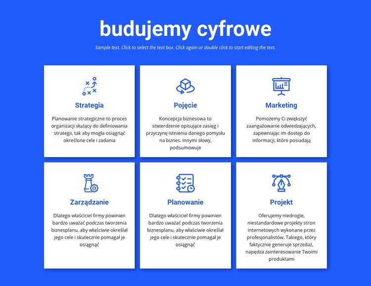 Budujemy projekty cyfrowe Szablon HTML5