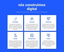 Construímos Projetos Digitais - Maquete Simples De Site