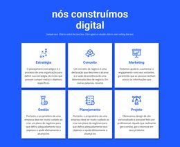 Construímos Projetos Digitais - Tema WordPress De Arrastar E Soltar