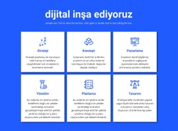Dijital Projeler Yapıyoruz Için Duyarlı HTML5