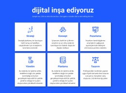 Dijital Projeler Yapıyoruz - Web Sitesi Şablonları