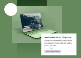 Harika Bir Web Sitesi Oluşturun Şablon