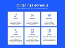 Dijital Projeler Yapıyoruz - Yaratıcı, Çok Amaçlı, Tek Sayfalık Şablon