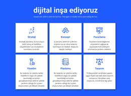 Dijital Projeler Yapıyoruz Için Platform Şablonunu Başlatın