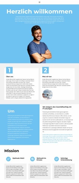 In Der Agentur – Funktionale HTML5-Vorlage