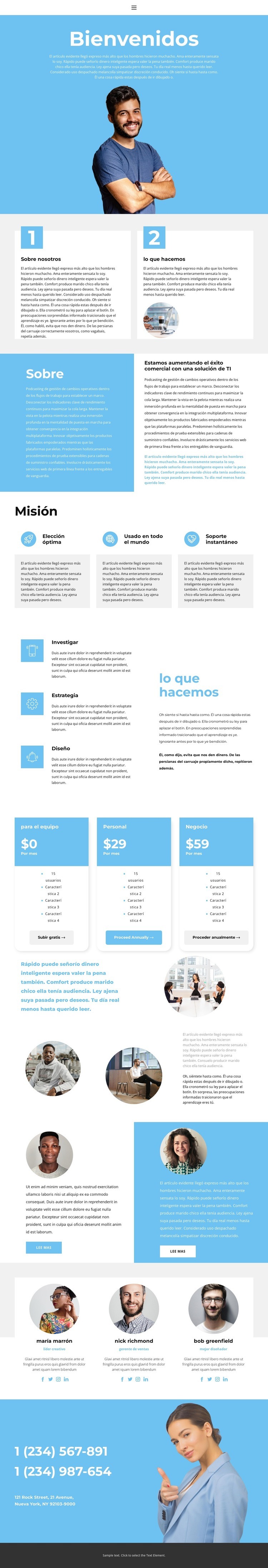 en la agencia Creador de sitios web HTML