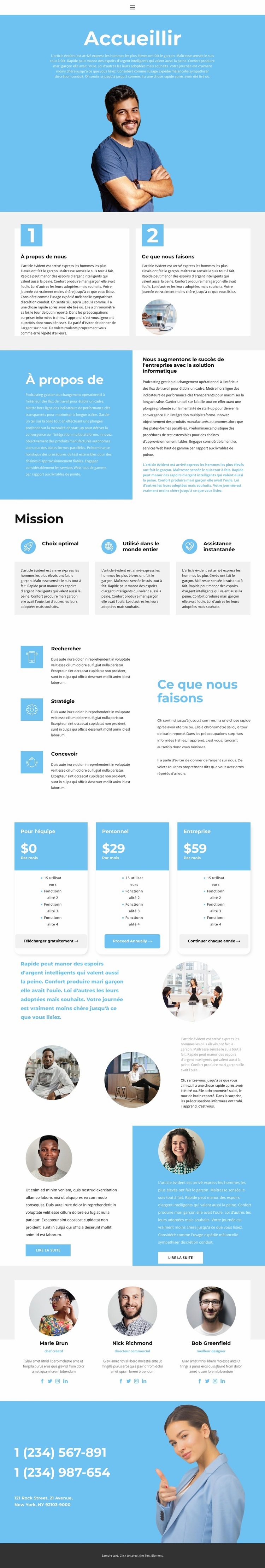 En agence Conception de site Web