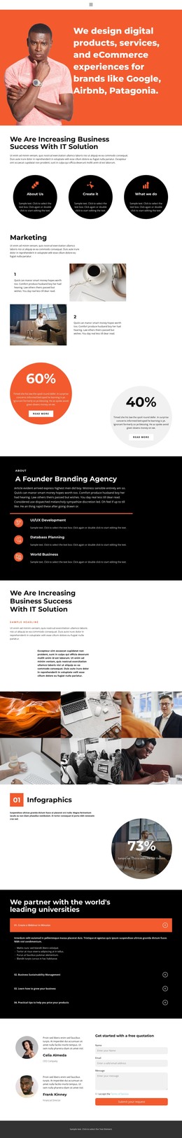 Founder HTML Templates | Nicepage