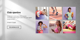 Iscrizione A Club Sportivi - Sito Web Di E-Commerce