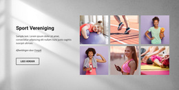 Lidmaatschap Van Een Sportclub - Responsief WordPress-Thema