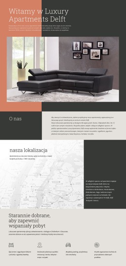 Luksusowe Apartamenty - Niestandardowy Szablon HTML5