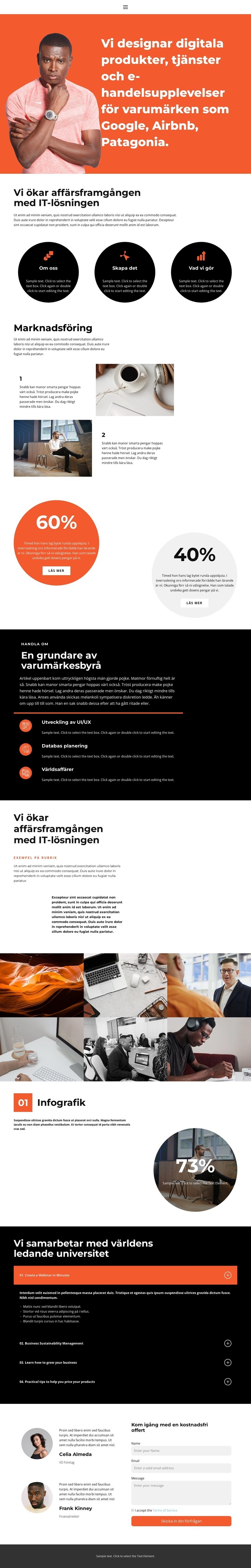 Design från början WordPress -tema