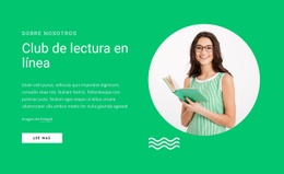 Club De Lectura En Línea - Creador De Sitios Web De Arrastrar Y Soltar