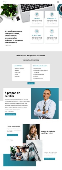 Un Studio De Design Multidisciplinaire – Modèles De Conception De Sites Web