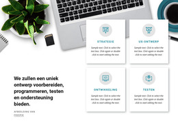 Programmeren En Testen - HTML-Paginasjabloon