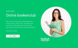 Online Boekenclub - Gratis Sjabloon Van Één Pagina