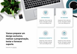 Web Design Incrível Para Programação E Teste