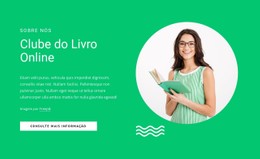 Clube Do Livro Online Modelo De Site CSS Gratuito