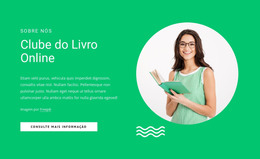 Página Inicial Para Clube Do Livro Online