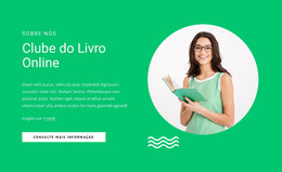 Clube Do Livro Online - Modelo Joomla Responsivo