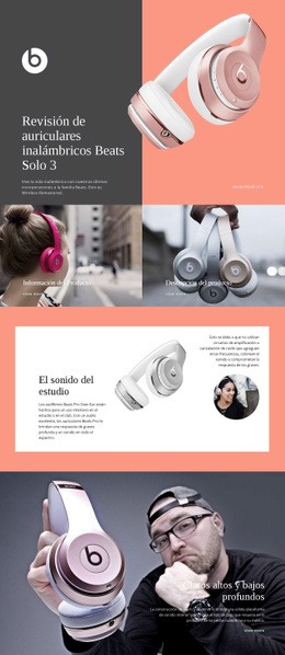 Beats Wireless - Website Creation HTML
