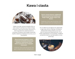 Kawa I Ciasta Darmowy Szablon CSS