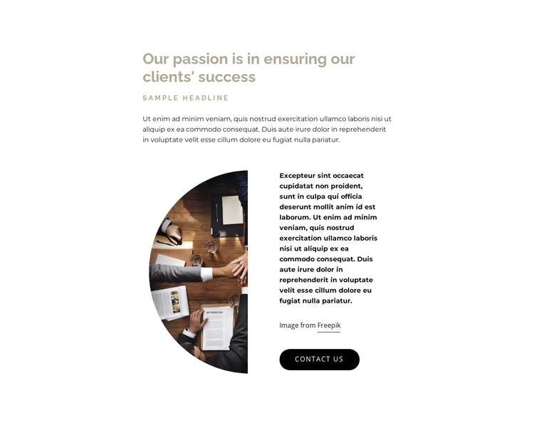 We have helped our clients become successful Template
