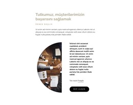 Müşterilerimizin Başarılı Olmasına Yardımcı Olduk - Web Sitesi Oluşturucu Şablonu