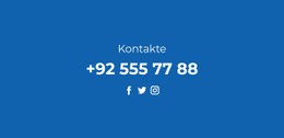 Telefon Und Soziale Netzwerke CSS-Websitevorlage