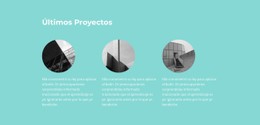 Menú CSS Para Últimos Proyectos Realizados