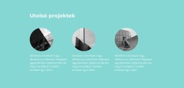 CSS Menü A Következőhöz: Legutóbb Befejezett Projektek