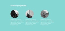 Legutóbb Befejezett Projektek – Ingyenes Sablon