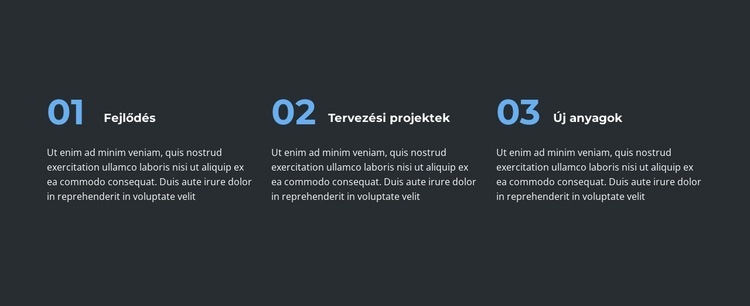 Három lépés a győzelemhez WordPress Téma