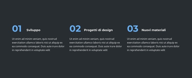 Tre passi per vincere Modelli di Website Builder