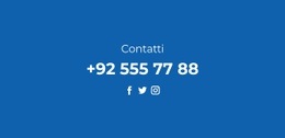 Telefono E Social Network - Crea Un Modello Di Pagina Web