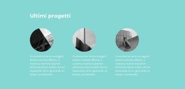 Ultimi Progetti Completati - Modello Gratuito
