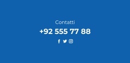 Telefono E Social Network - Modello Personalizzabile