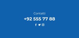 Telefono E Social Network - Modello Di Codice HTML
