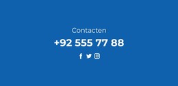 Telefoon En Sociale Netwerken - HTML-Codesjabloon