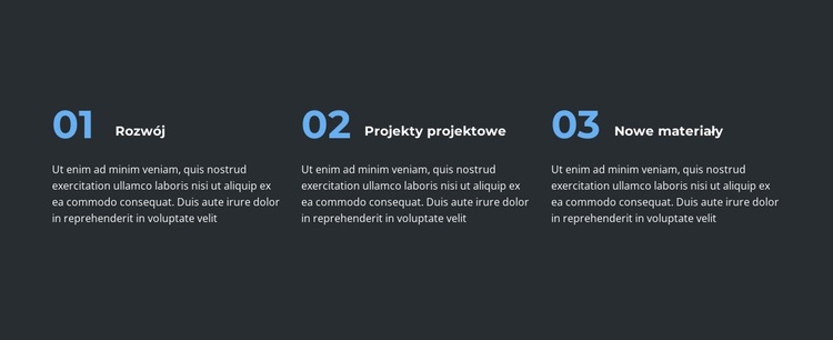 Trzy kroki do wygranej Szablon witryny sieci Web