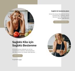 Sağlıklı Kilo Için Sağlıklı Beslenme - HTML Page Creator