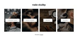 Služby Holičství Šablona