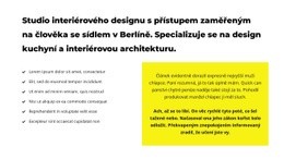 Textové Skupiny – Kód Šablony HTML
