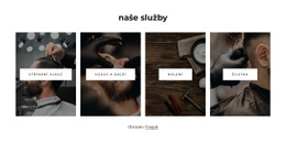 Služby Holičství HTML Šablona