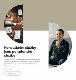 Konzultační A Poradenské Služby – Bezplatné Šablony Motivů Html5