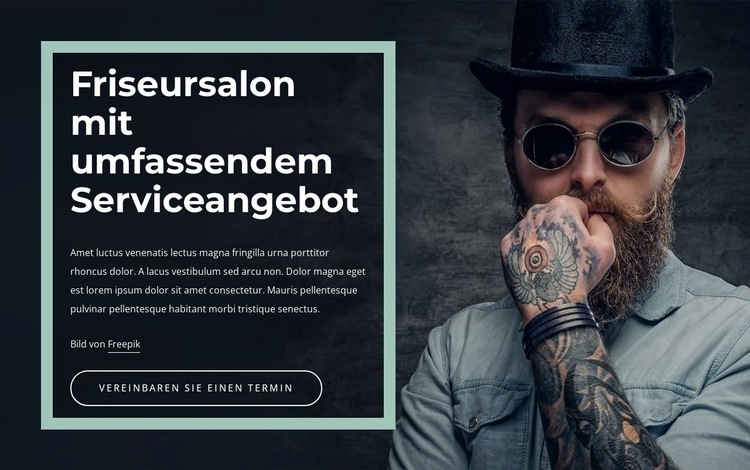 Friseurladen New York HTML Website Builder