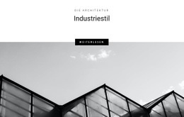 Industriestile In Der Stadt – Einfache HTML5-Vorlage