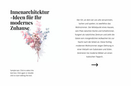 Blumenformen Im Innenraum - Benutzerfreundliche Joomla-Vorlage