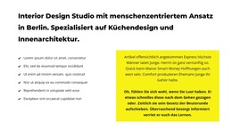 Design-Layout-Funktionalität Für Textgruppen