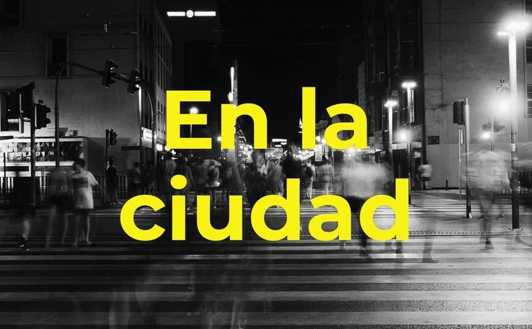 En la ciudad Diseño de páginas web